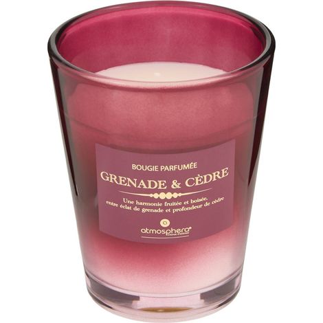 Candela profumata alma rotonda da 270 g, viola - Atmosphera créateur d'intérieur