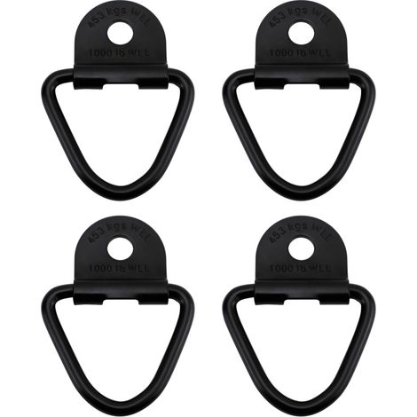 Pack 4 anneaux D acier allié pour chargement camion pick-up remorque – Ultra-résistant, capacité élevée (1/5)