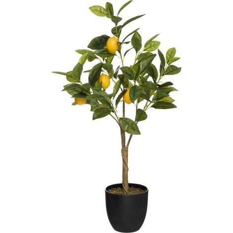 Albero di limone artificiale h70cm - Atmosphera créateur d'intérieur (1/3)