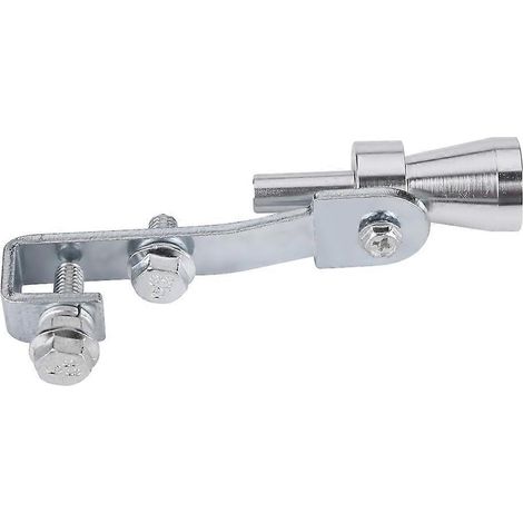 Simulateur de soupape de décharge automatique avec sifflement d'échappement turbo argenté pour voiture S (1/2)