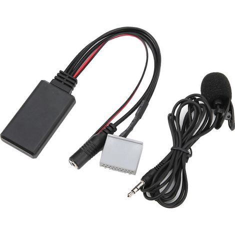 Microphone pour autoradio avec câble audio AUX et Bluetooth 5.0, compatible avec les Honda Civic 2006–2013