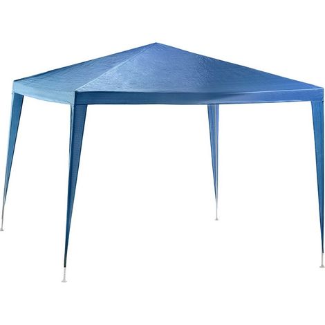Terre Jardin – Tonnelle de jardin 3x3 m en acier – Bâche imperméable 110 g/m² – Abri extérieur sans murs – Hauteur 2 m – Surface 9 m²