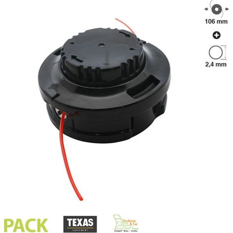 Tête coupe-bordure débroussailleuse outil multifonctions TEXAS Lux diamètre 106mm (1/2)