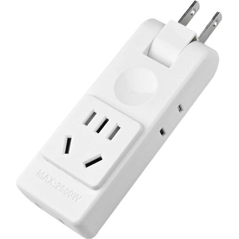 Adaptateur de voyage portable rotatif à 180 degrés, prise électrique portable, multicolore à 11 trous (1/5)