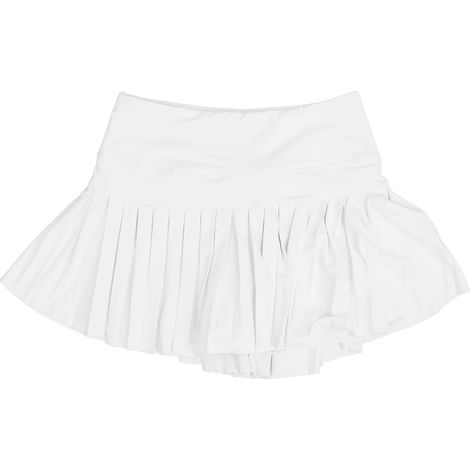 Jupe plissée d'été blanche, légère et respirante, short de tennis avec poches pour femme fille, fitness, taille XL (1/5)