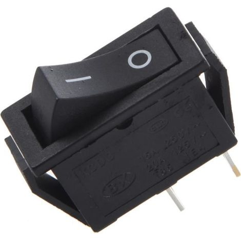 2 x 2 Broches Interrupteur a bascule SPST 16A-250V 20A-125V (1/4)
