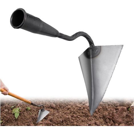 Enxadas De Jardinagem, Enxada Niveladora De Solo Ferramenta Manual Triangular Para Cavar E Capinar