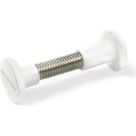 Viti di colegamento in plastica bianca 34 - 40 mm. 4 pz.