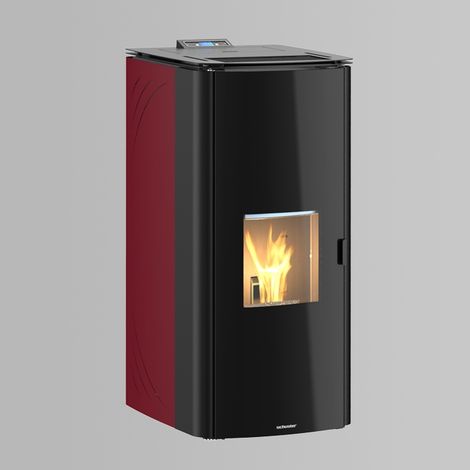 Hidroestufa de Pellets 30 kW IDRA Burdeos para Radiadores hasta 292 m² (1/5)