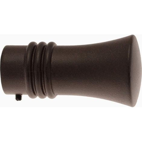 Fer Tendance Ø20 1 Embout Pommeau Rouille Sablé