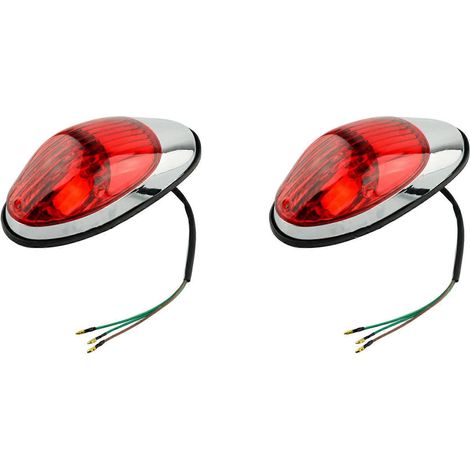 2 feux stop arrière clignotants pour moto Honda Shadow VLX400 Magna250 (1/5)