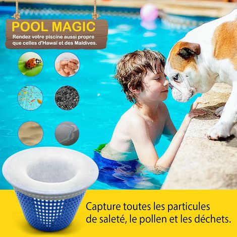 30 Piece Reusable Swimming Pool Skimmer Sock, Elastic Nylon Skimmer Prefilter with Ultra-Fine Mesh, Pool Skimmer Socks for Debris and Dirt (1/5)