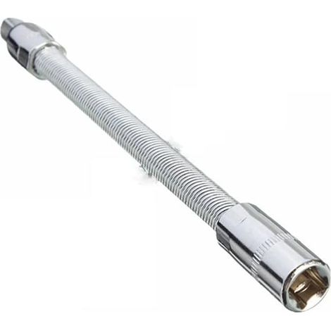 Jeu d'adaptateurs pour rallonge flexible de 150 mm avec entraînement 1/4" et clé à cliquet