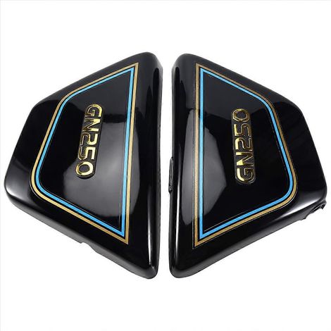 Pièces compatibles pour moto GN 250 : panneaux latéraux gauche et droit du cadre (paire) (1/5)