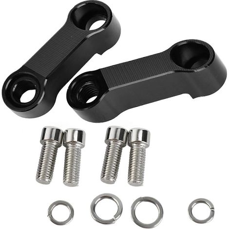 Lot de 2 roulettes extensibles pour appareils électroménagers, supportant jusqu'à 300 kg, pour le déménagement de meubles. Base rétractable et réglable avec roues blanches et noires. (1/4)