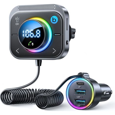 Caricabatteria per auto SiGN 30 W (2xUSB-A / USB-C PD) - Nero
