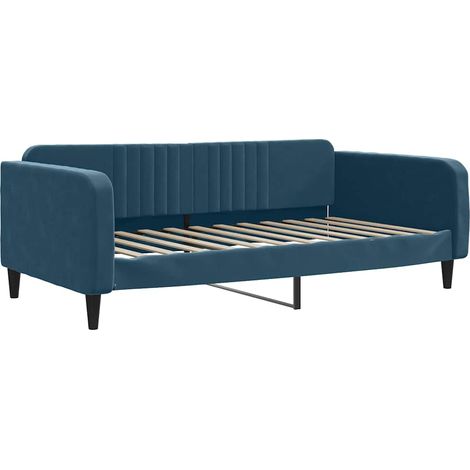 Maison Exclusive - Letto da Giorno Blu 100x200 cm in Velluto (1/5)