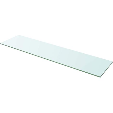 Panneau pour étagère Verre transparent 100 x 25 cm (1/3)