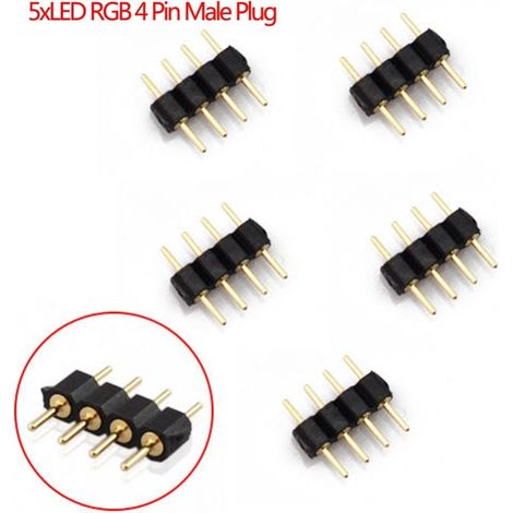 Trade Shop - Mask Connector 3528 5050 Per Strip Strisce Led Rgb 4 Pin Controller - (1/3)