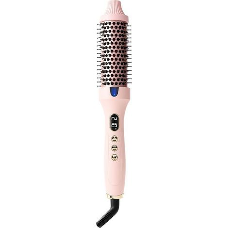 Thermal Brush - Brosse Chauffante 38 mm - Ionique - 6 Régulations de Température 160-210 °C avec Affichage LED - Pour Tous Types de Cheveux - 1 Pièce (1/5)