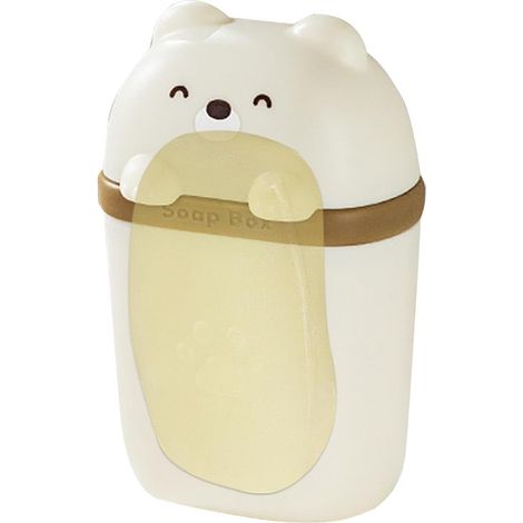 shampoo bar holder travel body wash box cute bear design