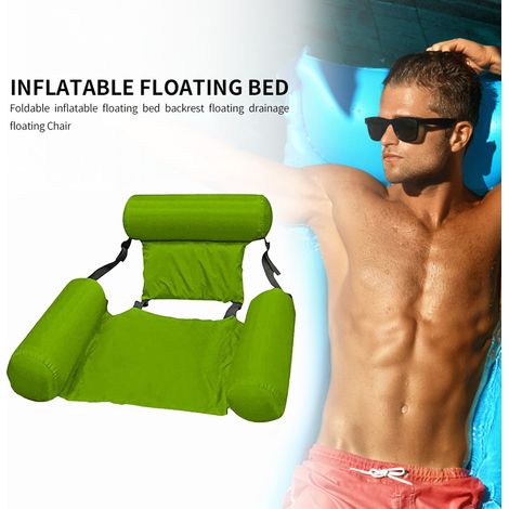 Aufblasbarer, faltbarer Schwimm-Ruderstuhl für den Sommer, Strand, Schwimmbad, Wassersport, Hängematte (1/5)