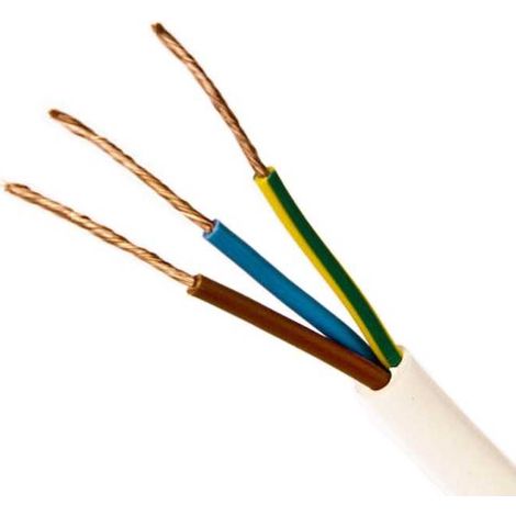 Cavo PVC 3G0,50 H03VV-F Bianco