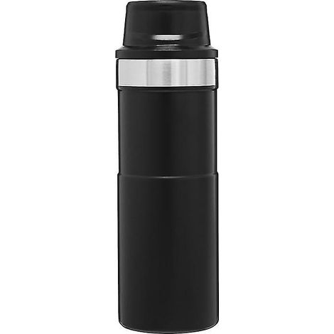 Mug de voyage Classic Trigger – 510 ml (17 oz), couvercle à ouverture facile et étanche, bouton d'ouverture à une main, double paroi isolée en acier inoxydable (1/2)