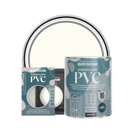 Peinture pour PVC, Finition Brillante - Blanc Antique (1/3)
