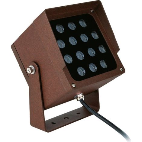 Proiettore classico gea led ges2235 led ip65 alluminio vetro orientabile