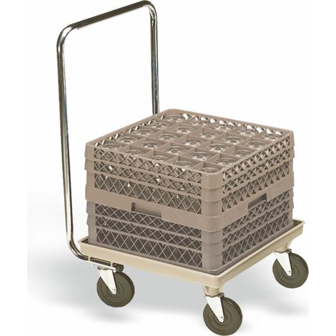 Chariot de Transport pour Casiers à Vaisselle avec Anse 540 x 540 mm - Pujadas