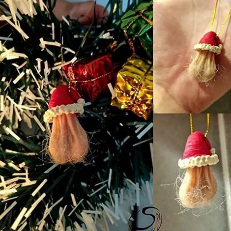 Boule de Noël 3D drôle, décoration de sapin suspendue, ornement de Noël original, fournitures de fête, accessoire festif pour arbre de Noël, décoration murale ou suspendue, cadeau humoristique (1/3)
