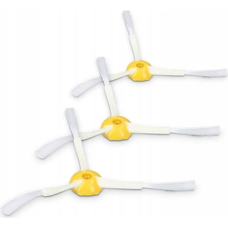 Irobot Brosses Latérales - 6 Pièces - Compatibles Avec Roomba - Faciles À Installer - Nettoyage Efficace