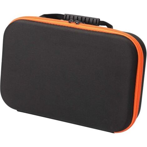 Boîte à outils portable en tissu Oxford EVA, imperméable et antichoc, grande capacité, pour perceuse électrique et quincaillerie. (1/5)