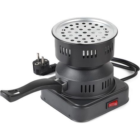 Allume-charbon Portable 450-600 W de Bois Électrique 14 cm x 12,5 cm x 15 cm avec Poignée de Transport pour le Camping, la Cuisine (1/5)