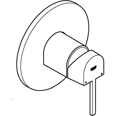 GROHE Plus Einhand-Brausebatterie, Unterputzmontage, 24059DC3 (1/5)