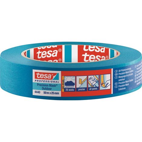 tesa PRECISION OUTDOOR 04440-00001-00 Kreppband tesa® Professional Blau (L x B) 50 m x 25 mm 1 St.