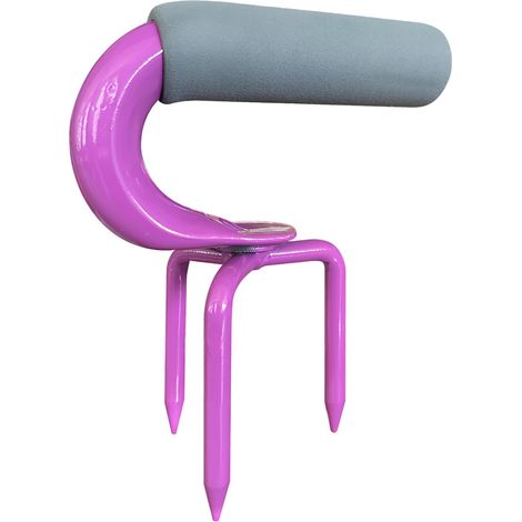 Cultivateur Manuel de Griffe de Jardin en Acier avec poignée, Outil d'aérateur pelouse pour parterres Jardin, Pot Plantes Culture en Pot, aérateur Violet, Outil pelouse
