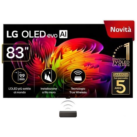 Televisore Lg evo AI Wallpaper OLED83W69LA API