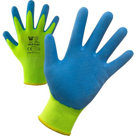 Guanti di protezione Neri Hive Flex - 9 (L) - Blu/Giallo