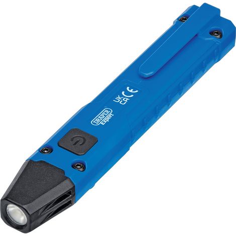 Draper 23845 Draper Expert SMD LED Wireless/USB Rechargeable Pen Light, 5W, 250 Lumens, USB-C Cable Supplied (1/2)
