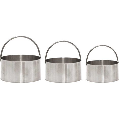 Lot de 2 sets de 3 emporte-pièces de 3 tailles différents