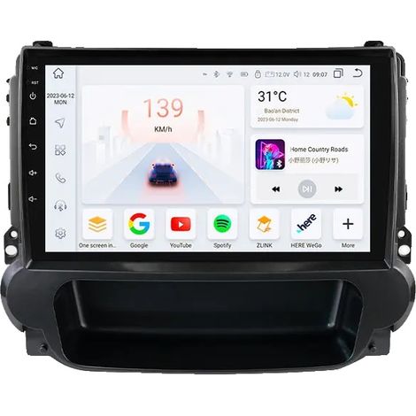 Autoradio, touchscreen, compatibilità con smartphone, compatibile con Chevrolet Malibu 2012-2015, UIS7862, S4 8-Core 4G 32GB (1/2)