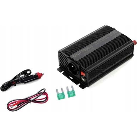 Reiner Sinus-Spannungswandler 12V 230V 300/600W Kabel Sicherungen (1/5)