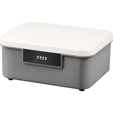 Boîte De Rangement Verrouillable,Conteneur Sécurisé à Fermeture - Organisateur Portable Pour Maison Bureau Et Voyage (1/5)