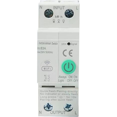 Disjoncteur intelligent Zigbee : application mobile sans fil pour contrôler à distance les équipements domotiques avec commande vocale. (1/5)