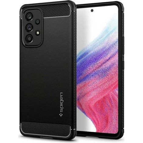 Spigen Rugged Armor Samsung A53 5G nero/nero opaco ACS04159 (1/5)