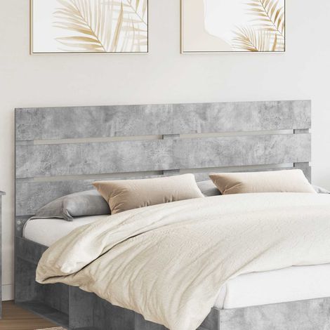 Kopfteil Beton Grau 100 cm Holzwerkstoff