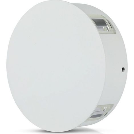V-TAC Runde LED-Wandleuchte 4W 110LM/W Weiß Warmweiß IP65