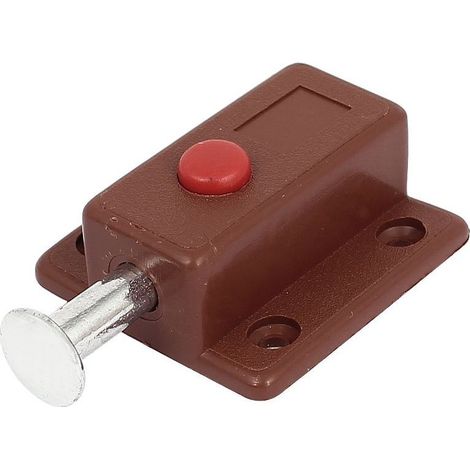 Schranktür-Druckknopf-Automatik-Riegelriegel (2301d2aa219ba8b910c5a3c78b91adf2) - Braun Metall Ka... (1/3)